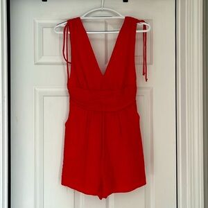 Red romper size medium